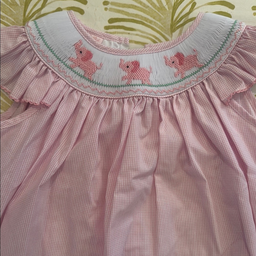 Pink Ruffled Kids Dress - Picture 2 of 5